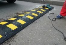 Монтаж лежачих полицейских: просто, надежно и без лишних затрат