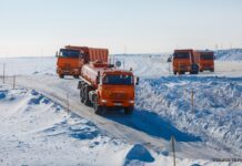 Перевозка грузов по зимникам