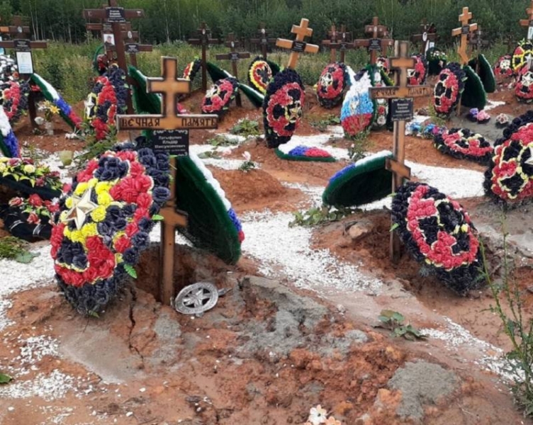 
Кресты «вагнеровцев» сбрасывают в одну кучу и бетонируют их могилы: что происходит в Екатеринбурге на месте захоронения «оркестрантов»                