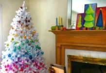 Искусственные елки белого цвета: уникальный декор для любителей креатива