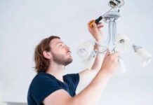 Услуги по установке люстры и ремонту в Киеве