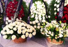 Какие корзины из цветов подходят для похорон