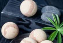 Бомбочка для ванны с куркумой