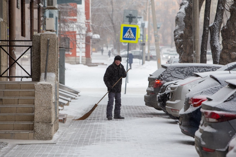 В Челябинской области из‑за сильных морозов труд уличных рабочих поставили на особый контроль