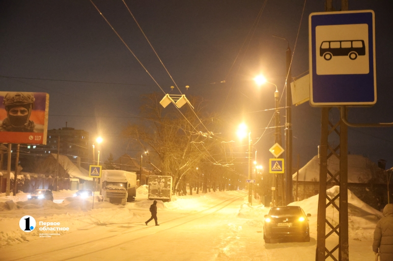 Челябинцам рассказали, куда уехал автобус № 4 с улицы Марченко после снегопадов