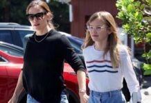 14-летняя дочь Дженнифер Гарнер повзрослела и стала с ней почти одного роста
