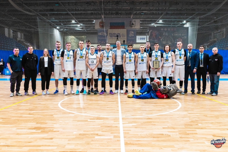 Баскетбольный клуб «Металлург» выиграл регулярный чемпионат Высшей лиги