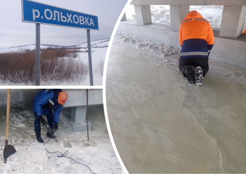 Дороги в Челябинской области готовят к паводку