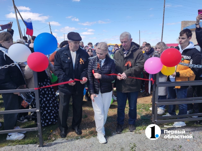 Мемориал ветеранам открыли в маленьком поселке на юге Челябинской области