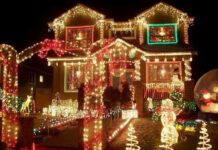 Освещение дома новогодними гирляндами снаружи: возможности украшения